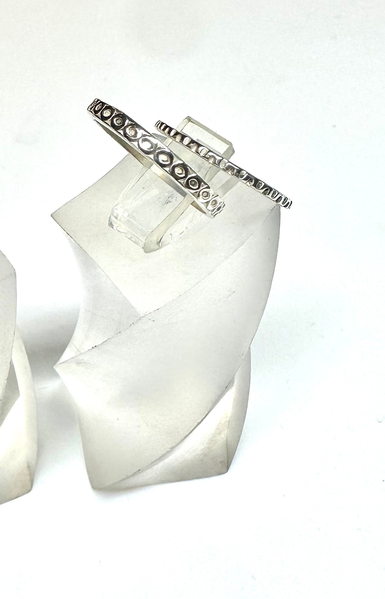 Double - Circle & Dotted rings