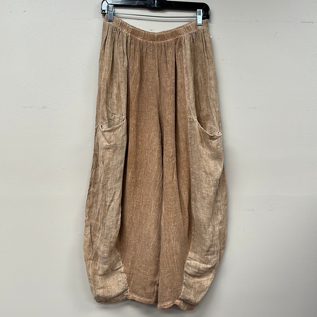 Boho Italian Linen and cotton pants
