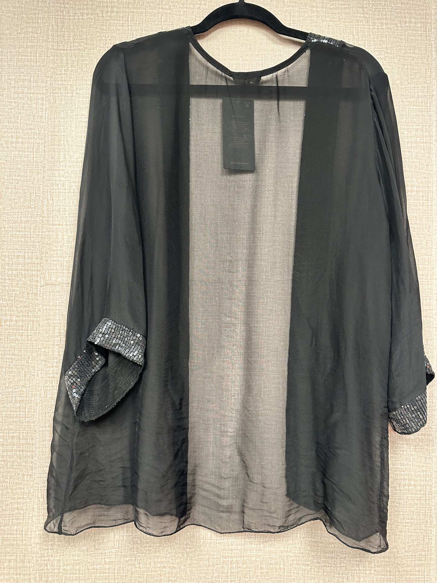 Italian Black sequence trim Jacket