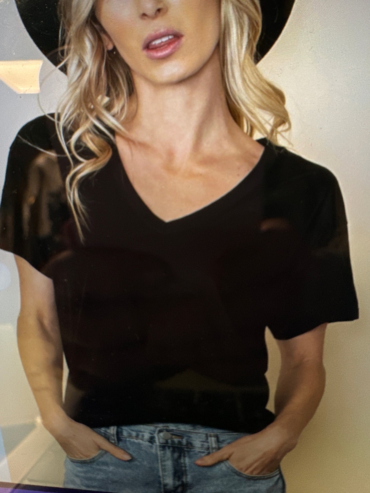 V Neck Basic T shirts