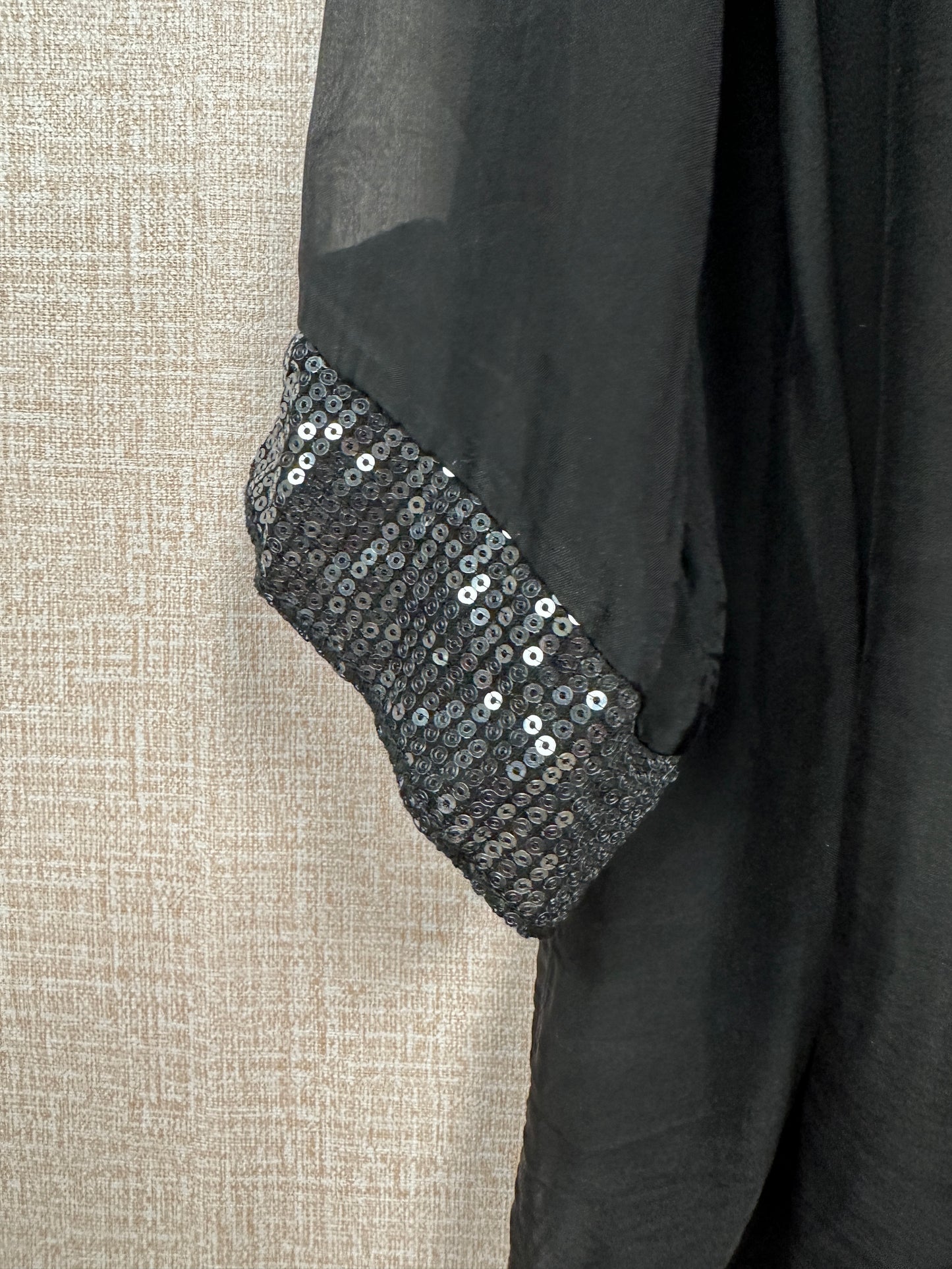 Italian Black sequence trim Jacket