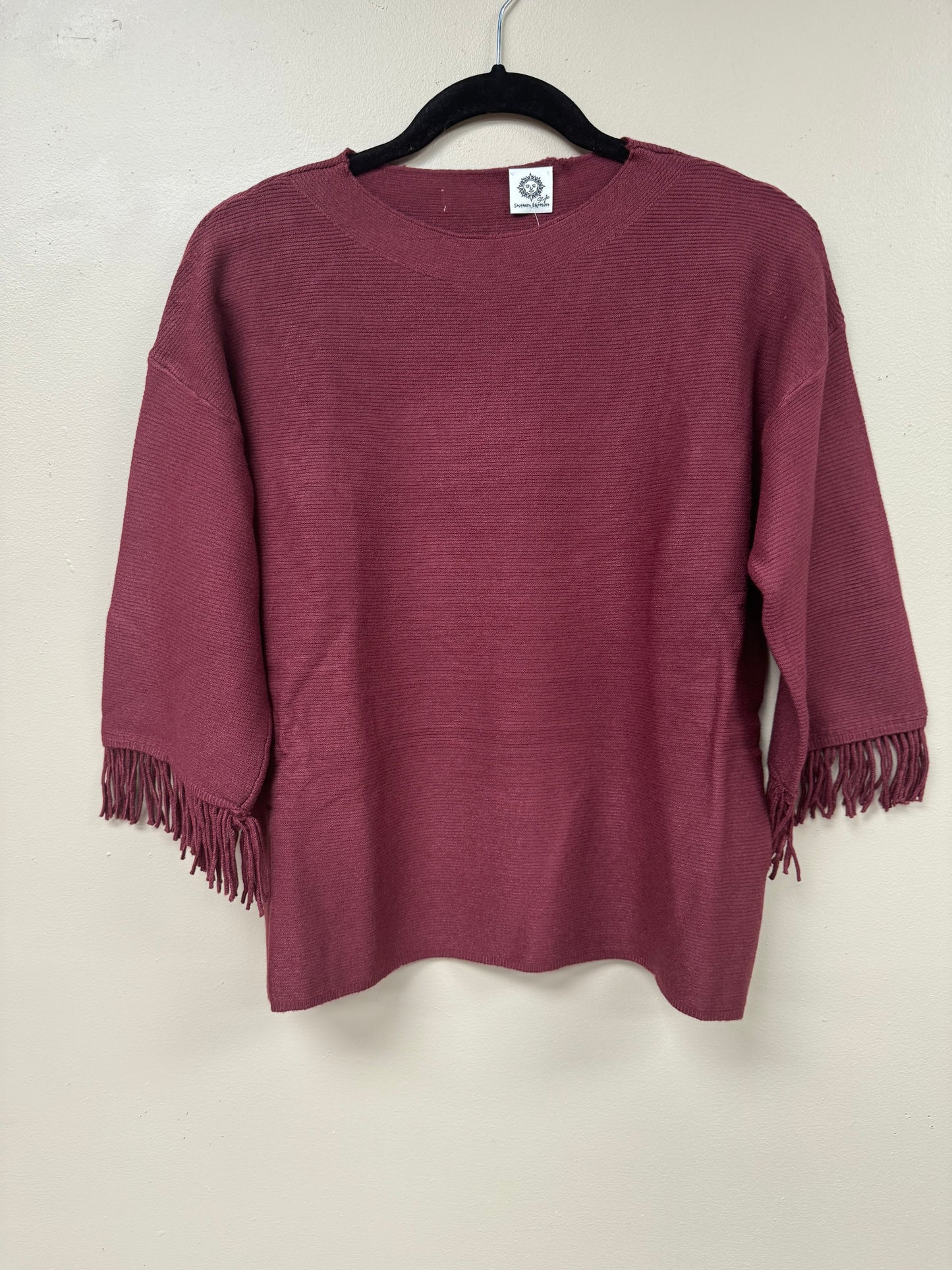 Italian Sweater Set with Fringe
