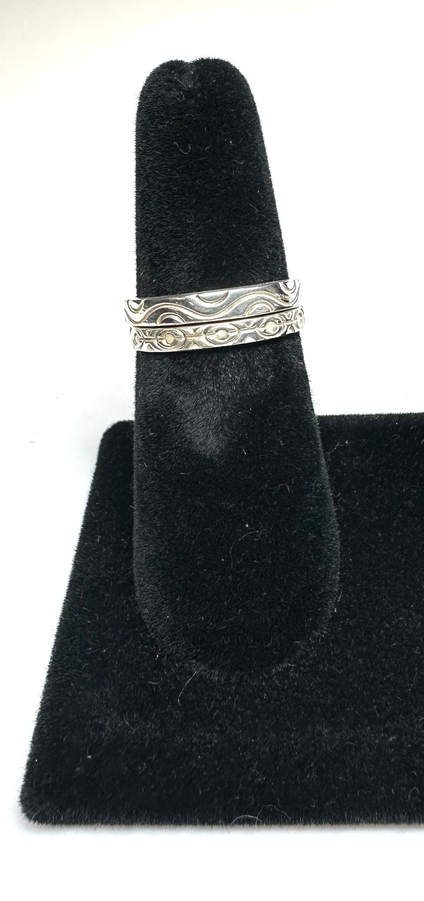 Double - Squiggly & XO rings