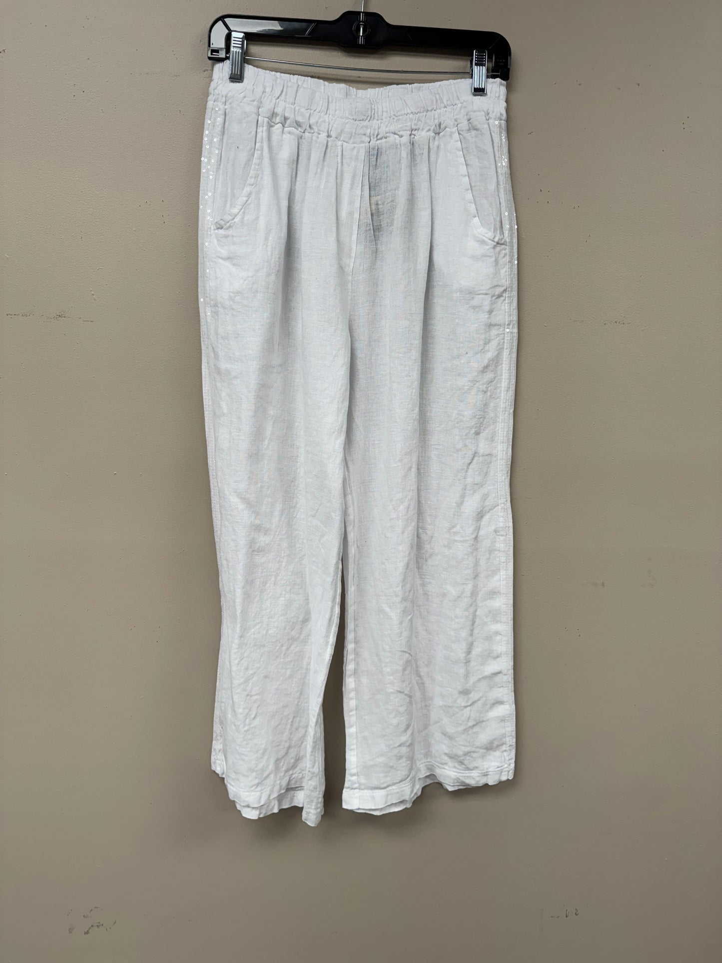 Italian Linen Pants with Shine