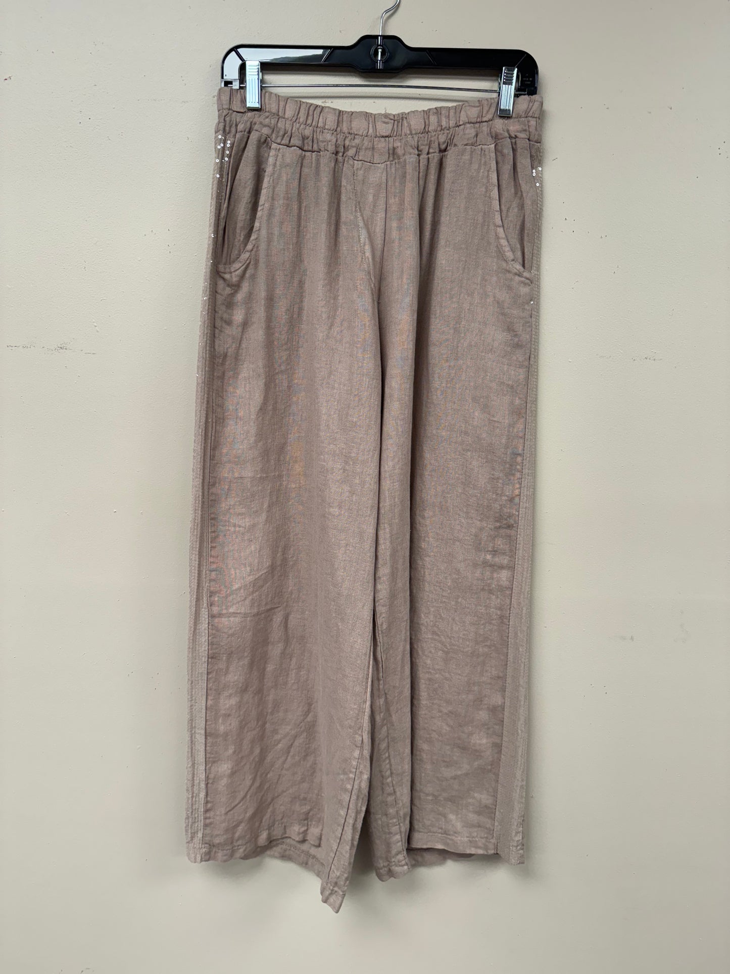 Italian Linen Pants with Shine