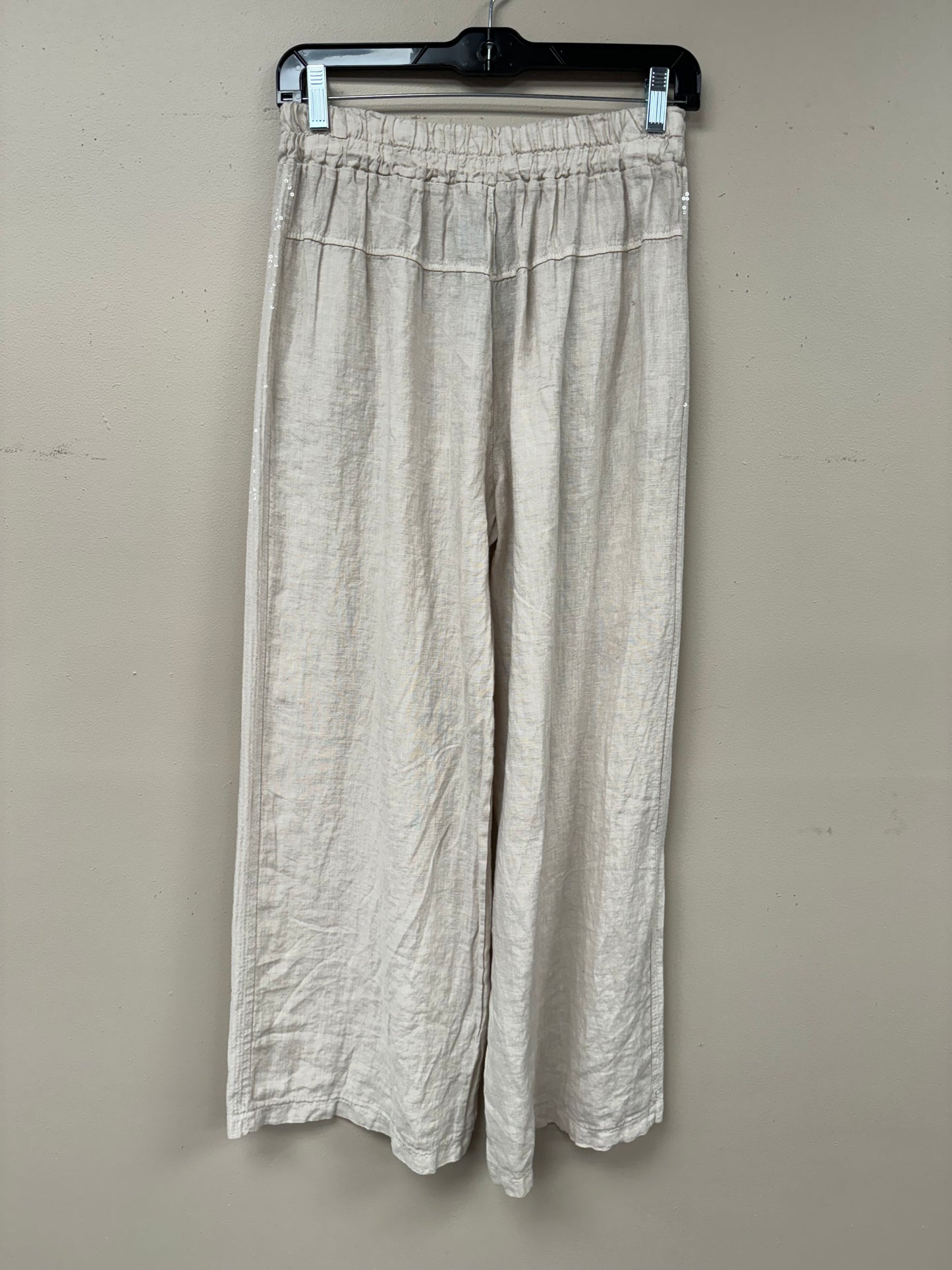 Italian Linen Pants with Shine