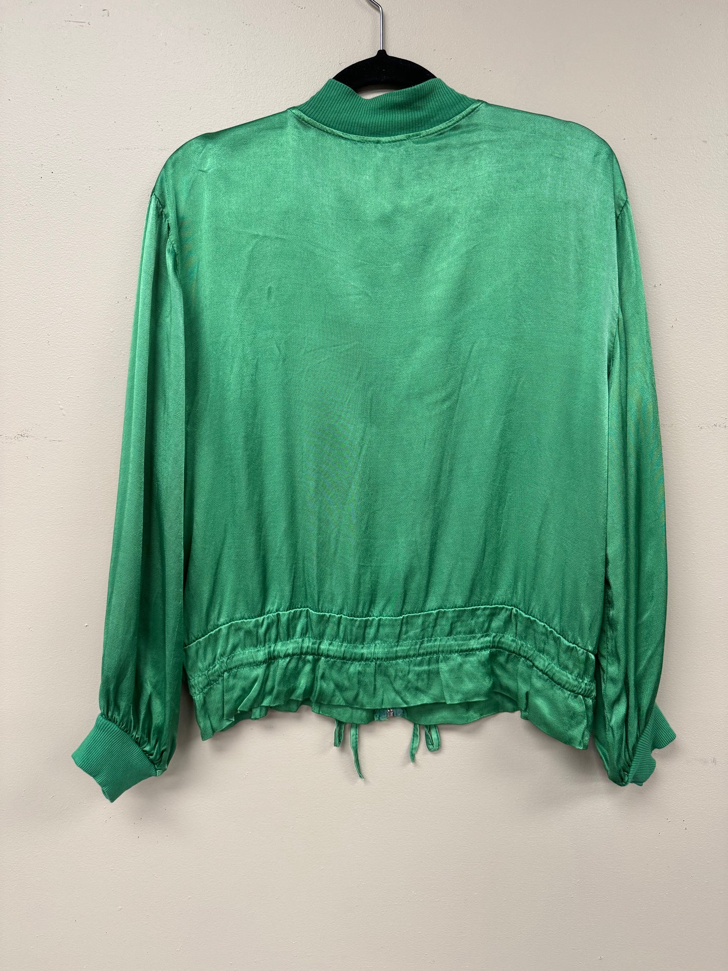 Italian Silky Bomber Jacket