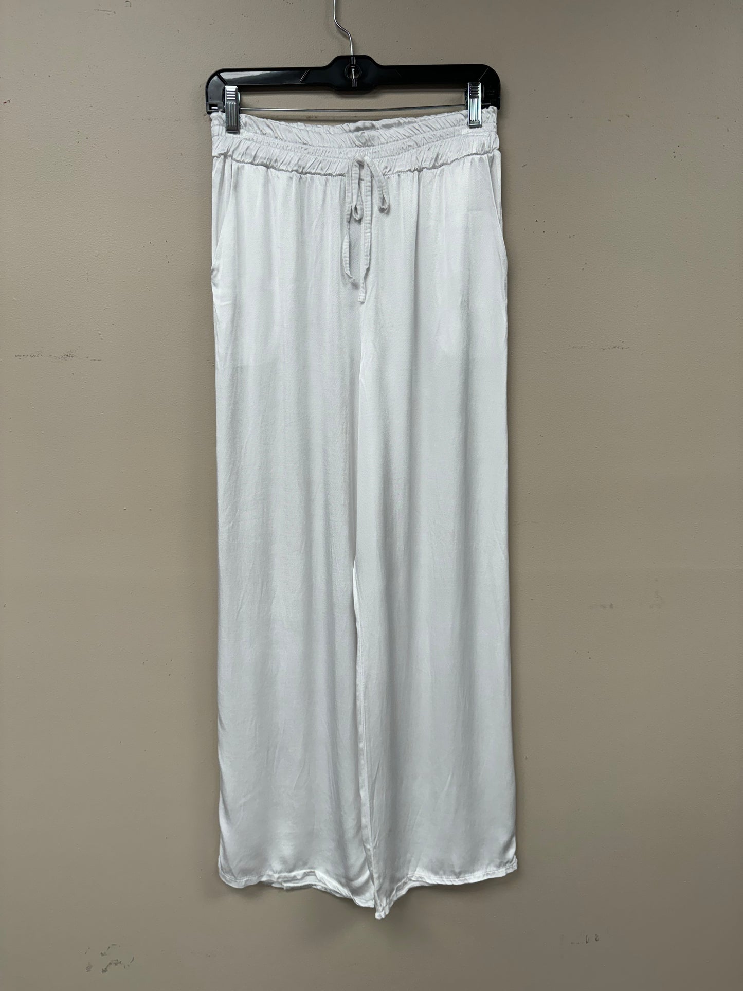 Italian Satin Wide Leg Pants