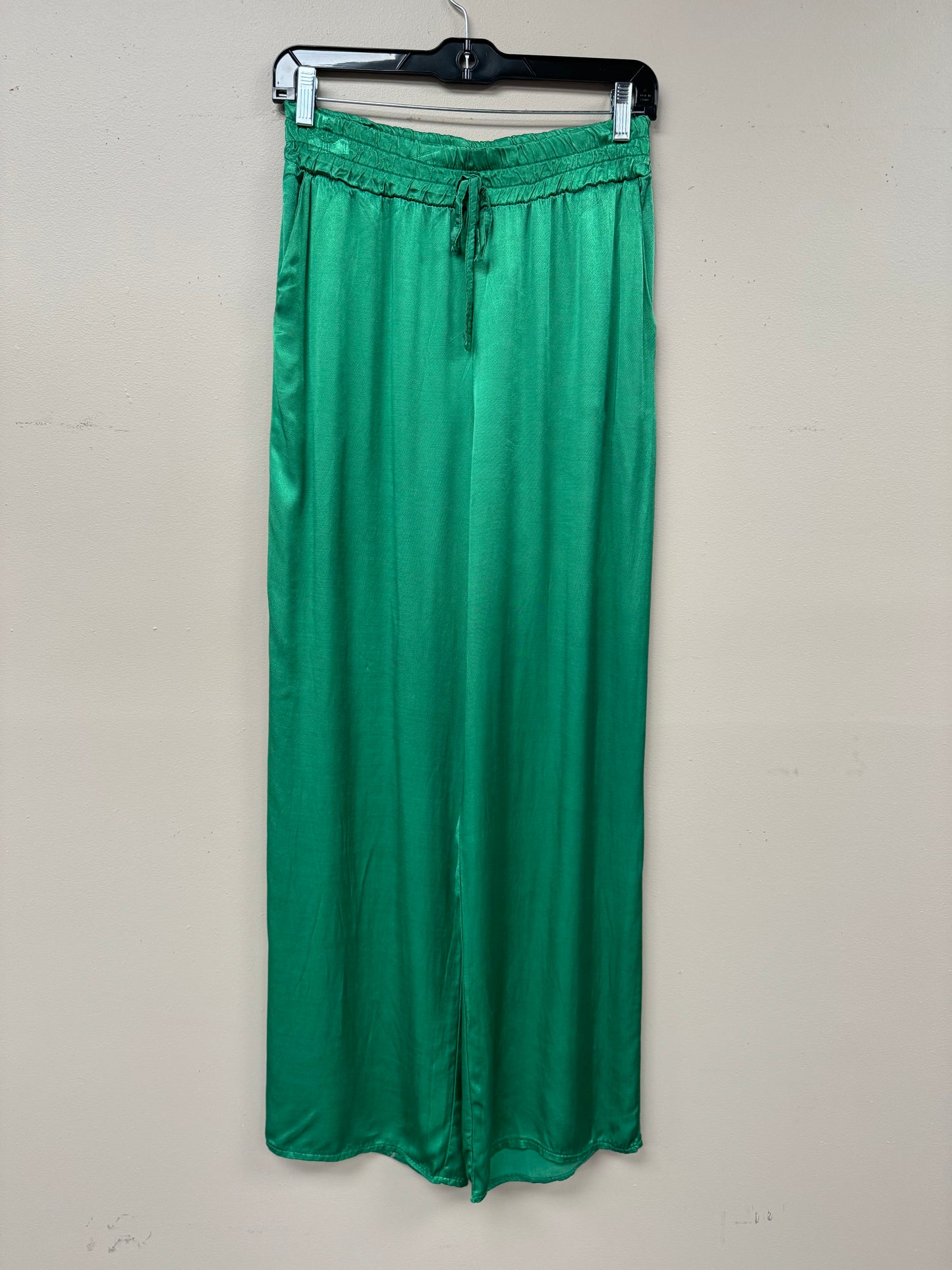 Italian Satin Wide Leg Pants