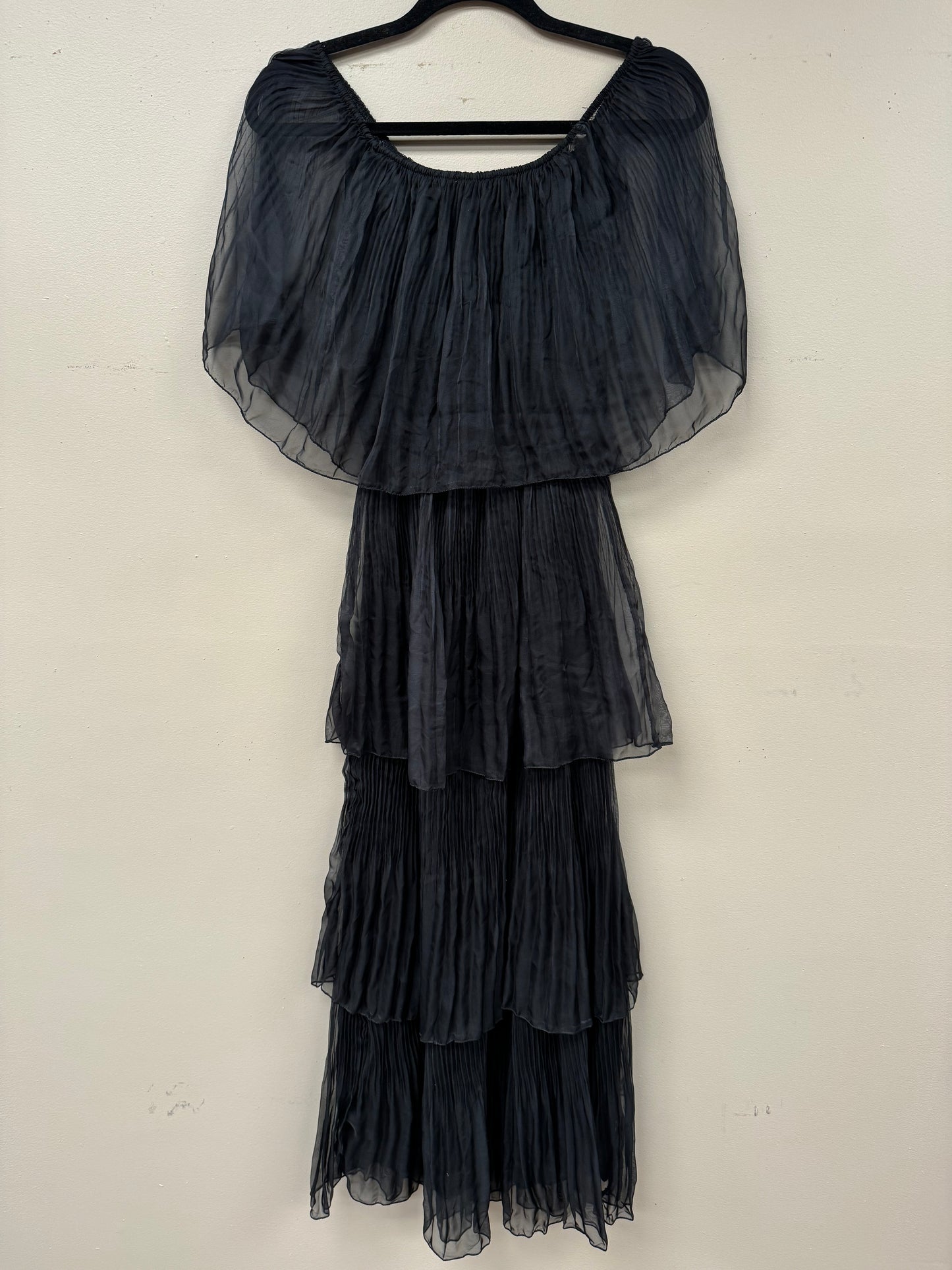 Italian silk Layered convertible dress