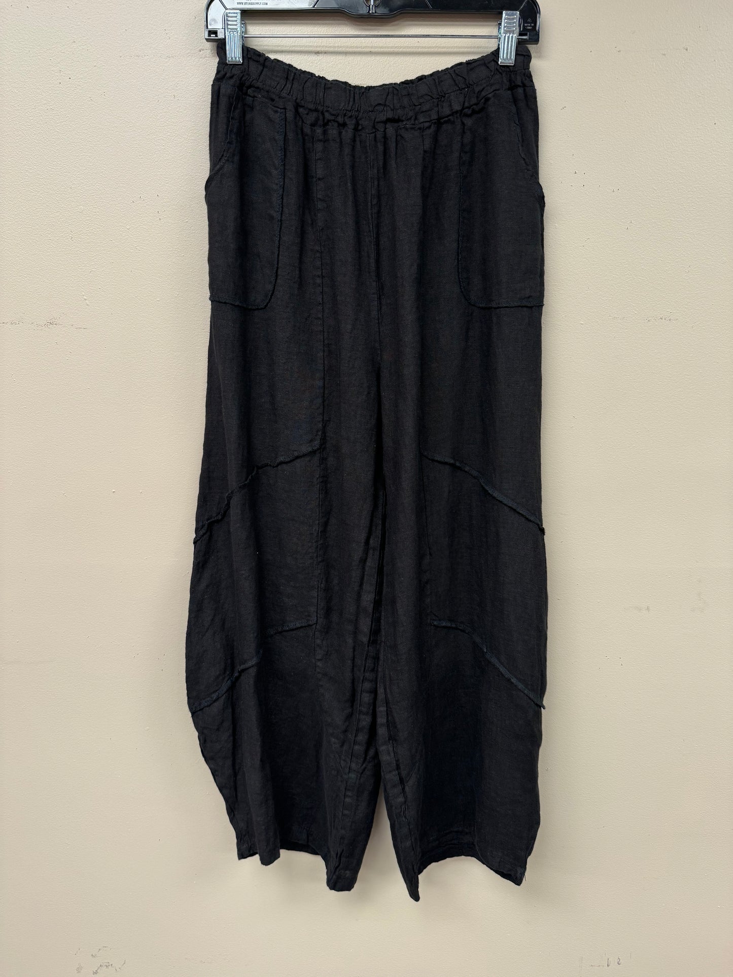 Italian, Barrel leg Linen Pants