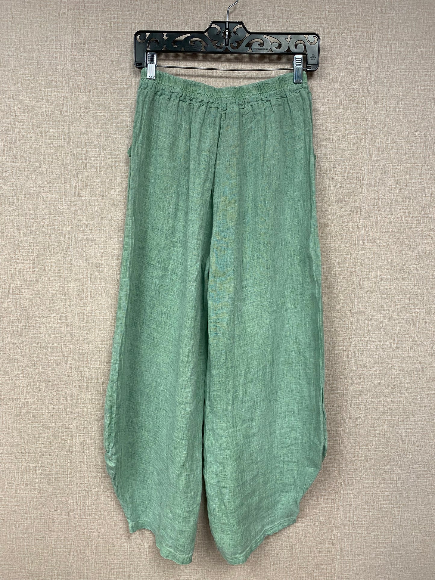 Italian, Barrel leg Linen Pants