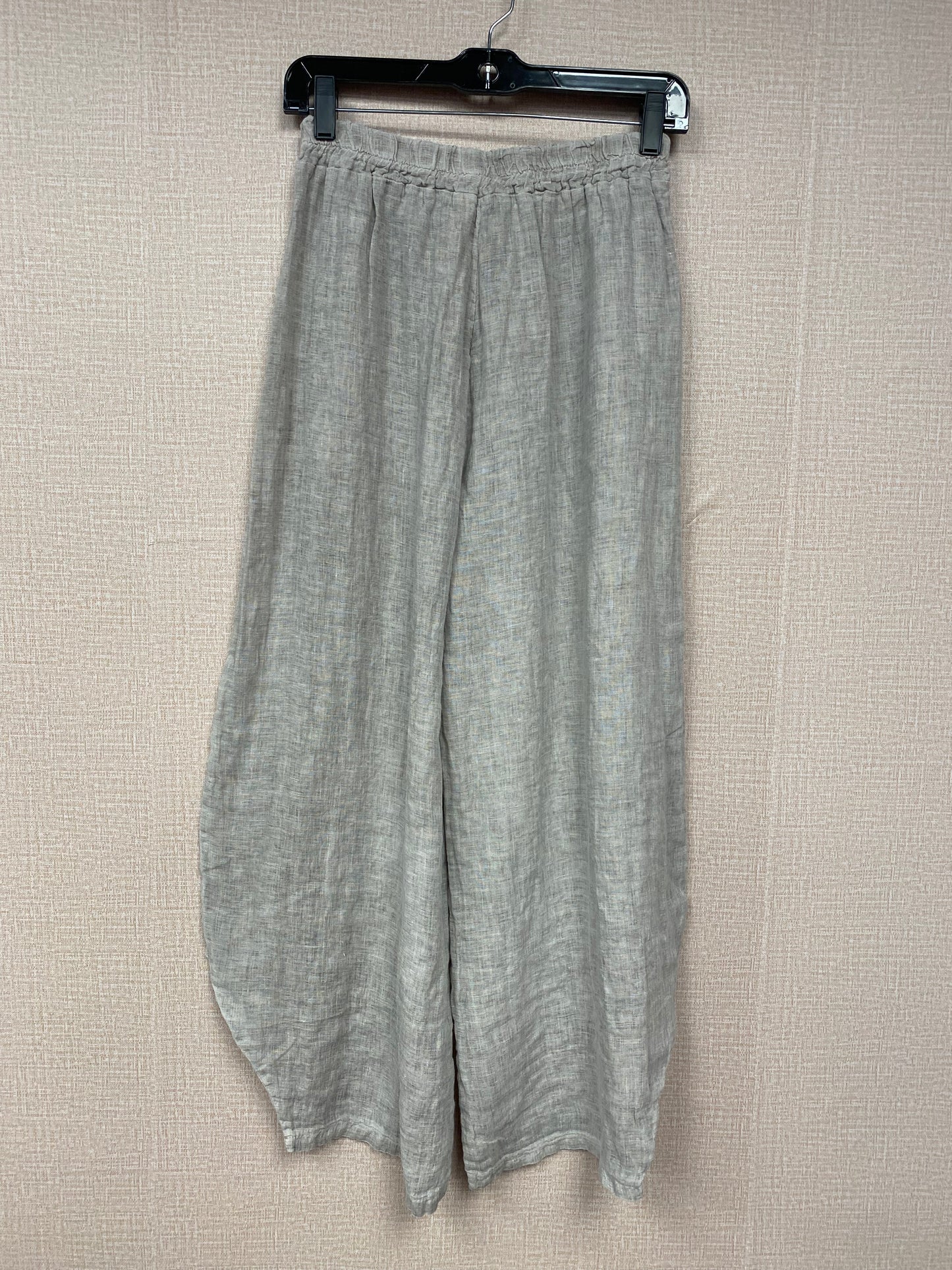 Italian, Barrel leg Linen Pants