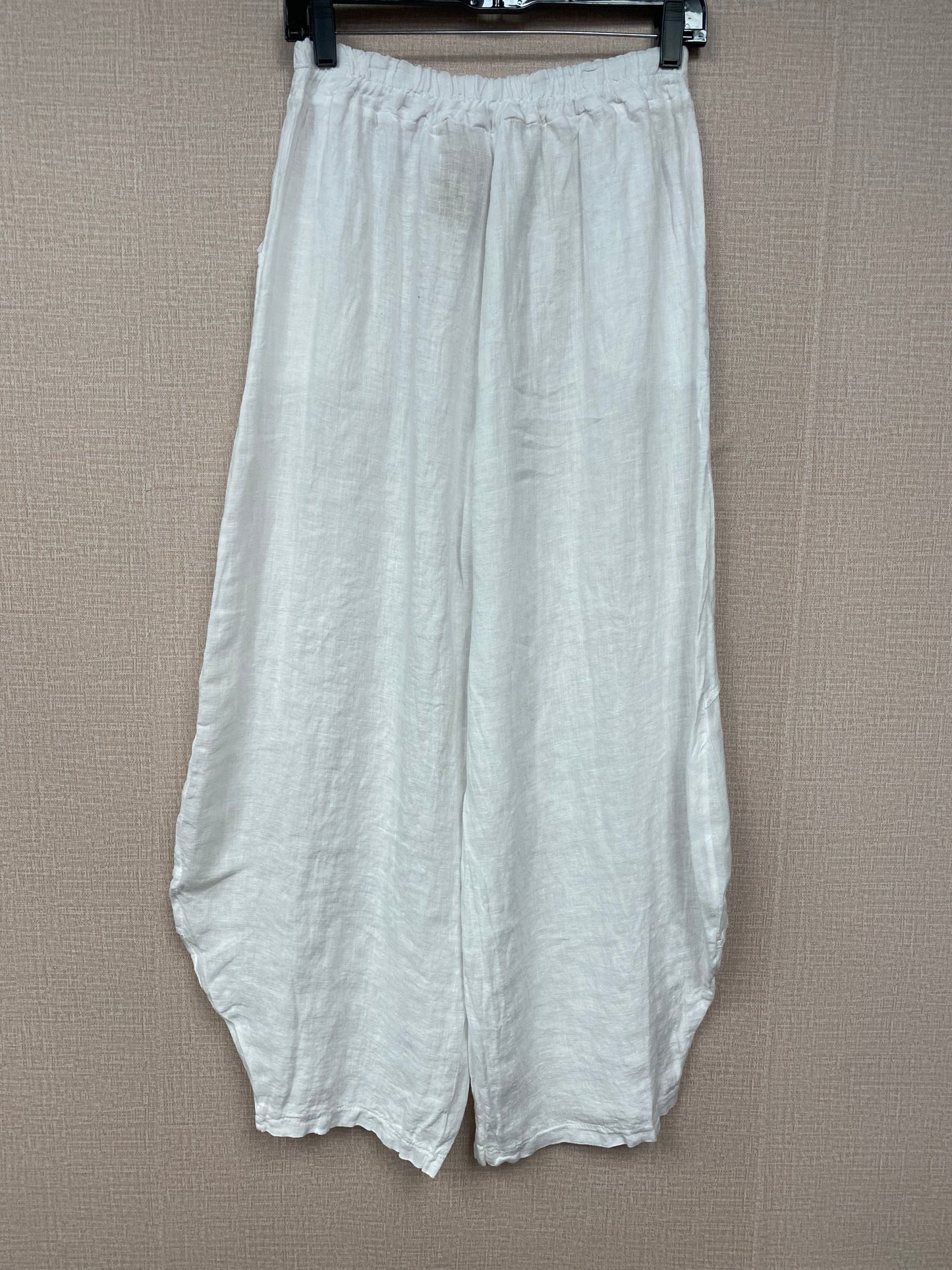 Italian, Barrel leg Linen Pants