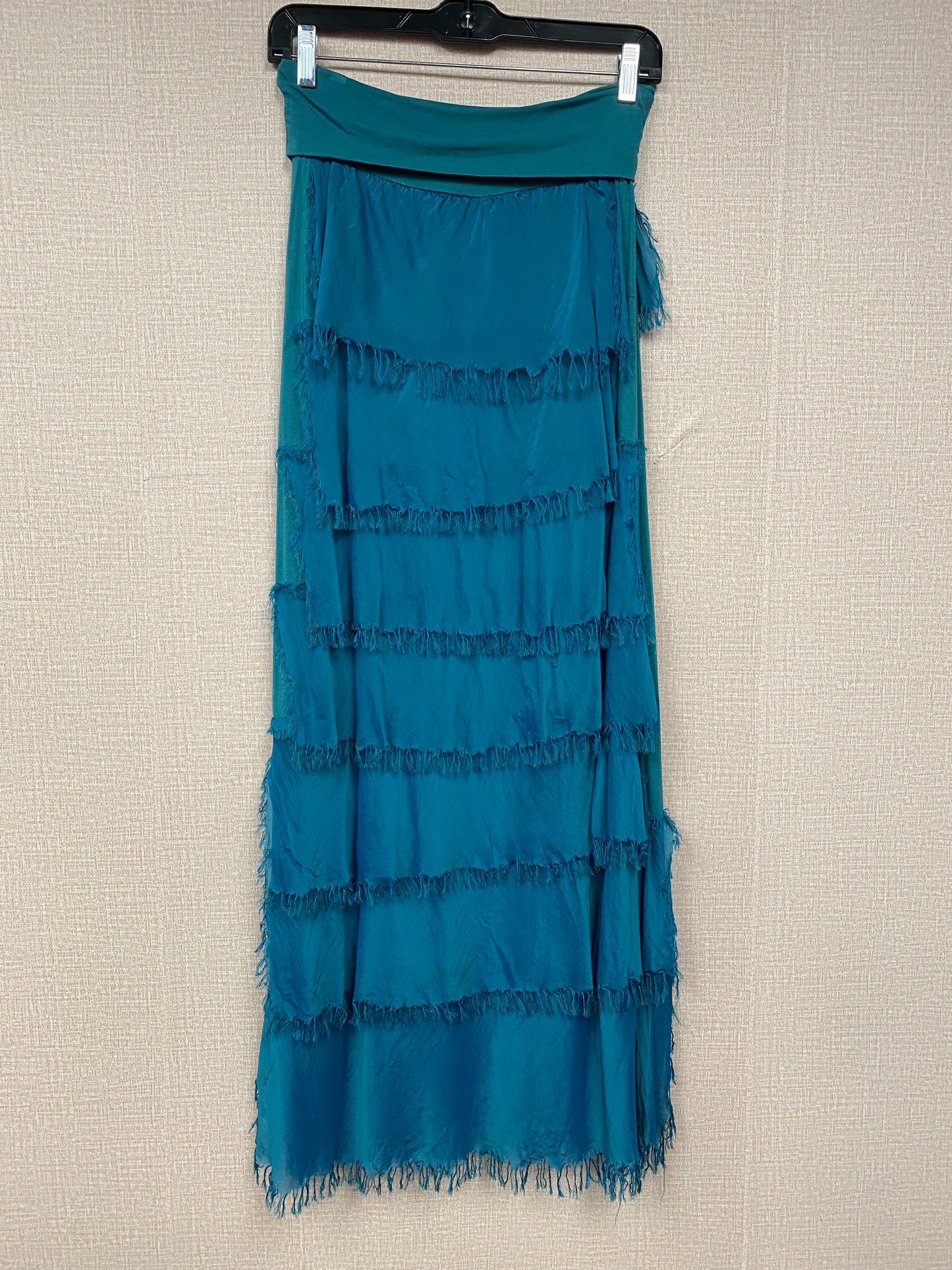 Italian Silky Layered maxi Skirt