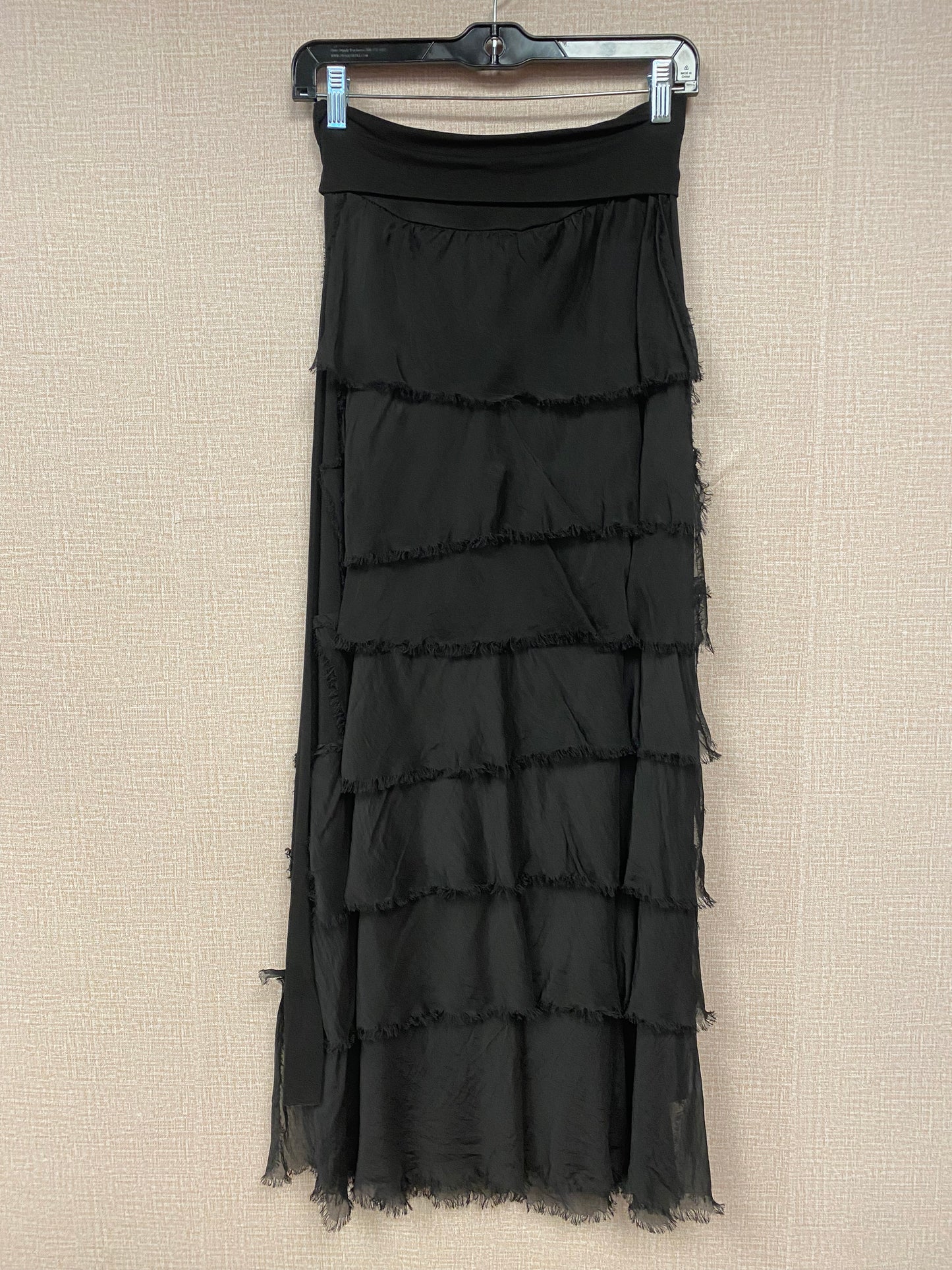 Italian Silky Layered maxi Skirt