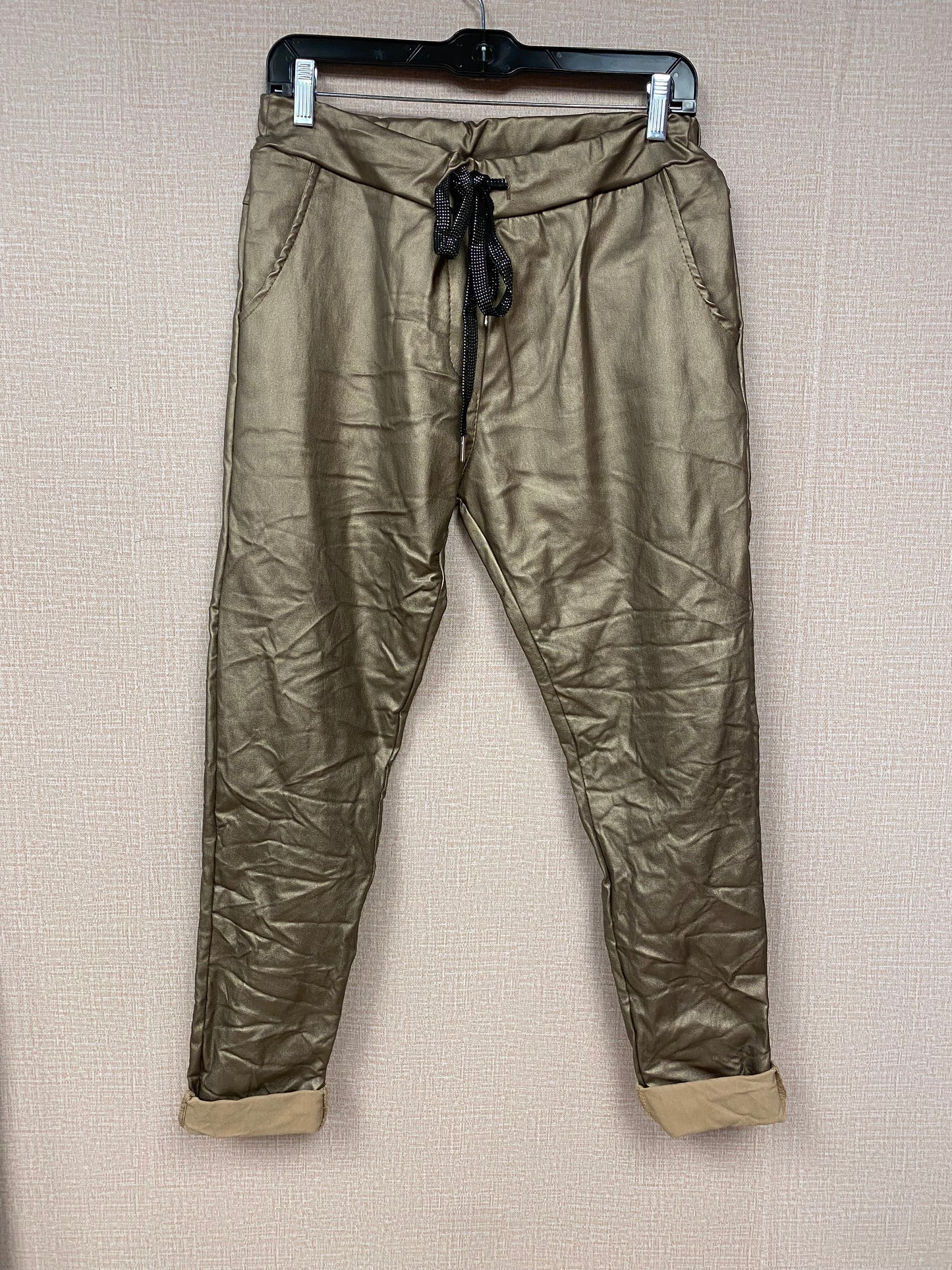 Italian women printed joggers