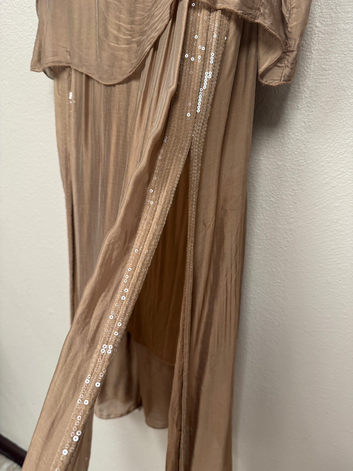 Italian silk overlay dress.