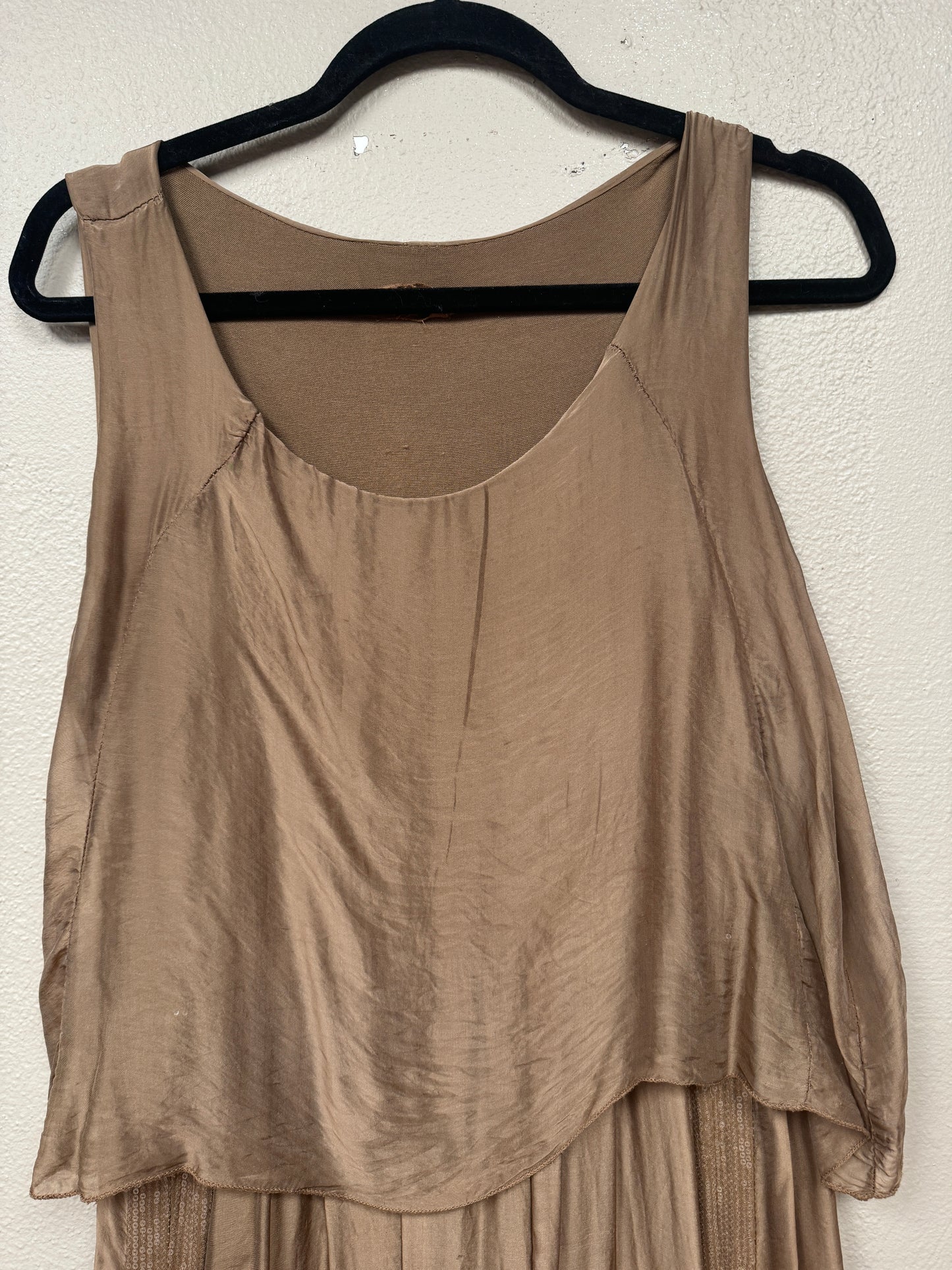Italian silk overlay dress.