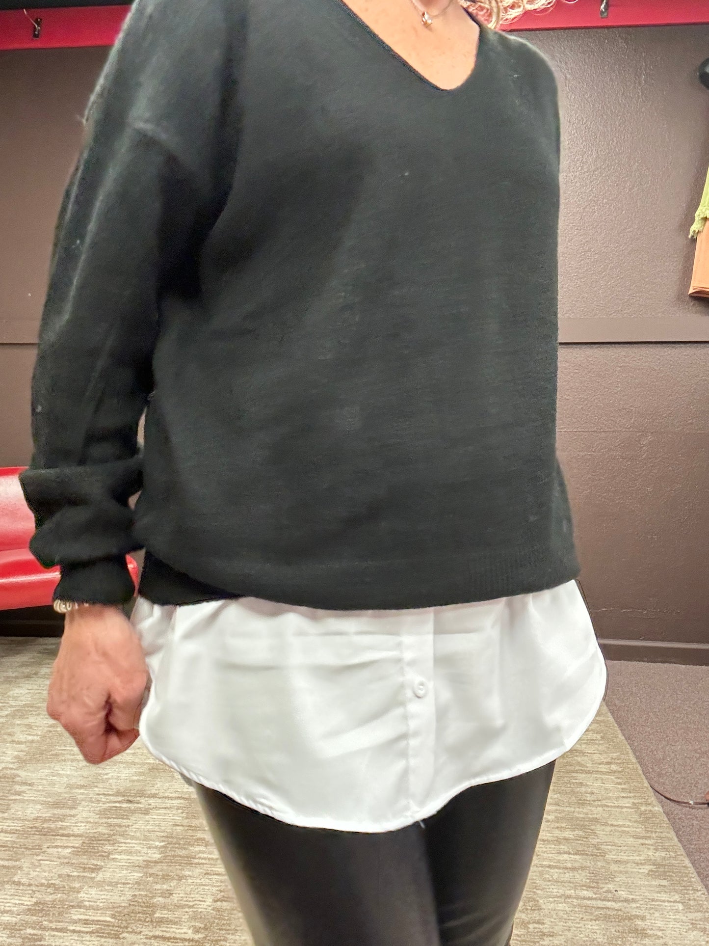 Button shirt skirt.