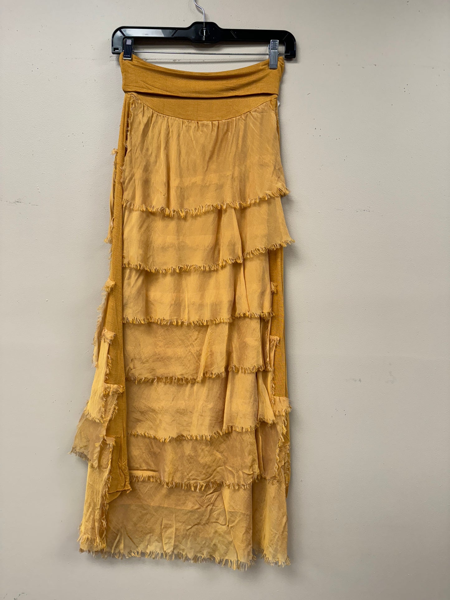 Italian Silky Layered maxi Skirt