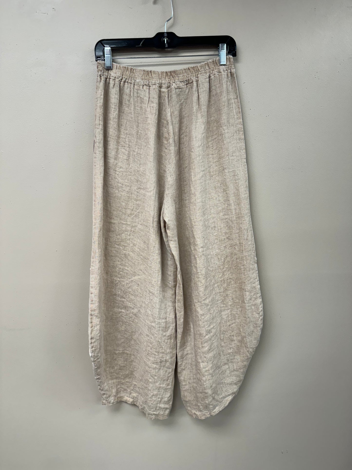 Italian, Barrel leg Linen Pants