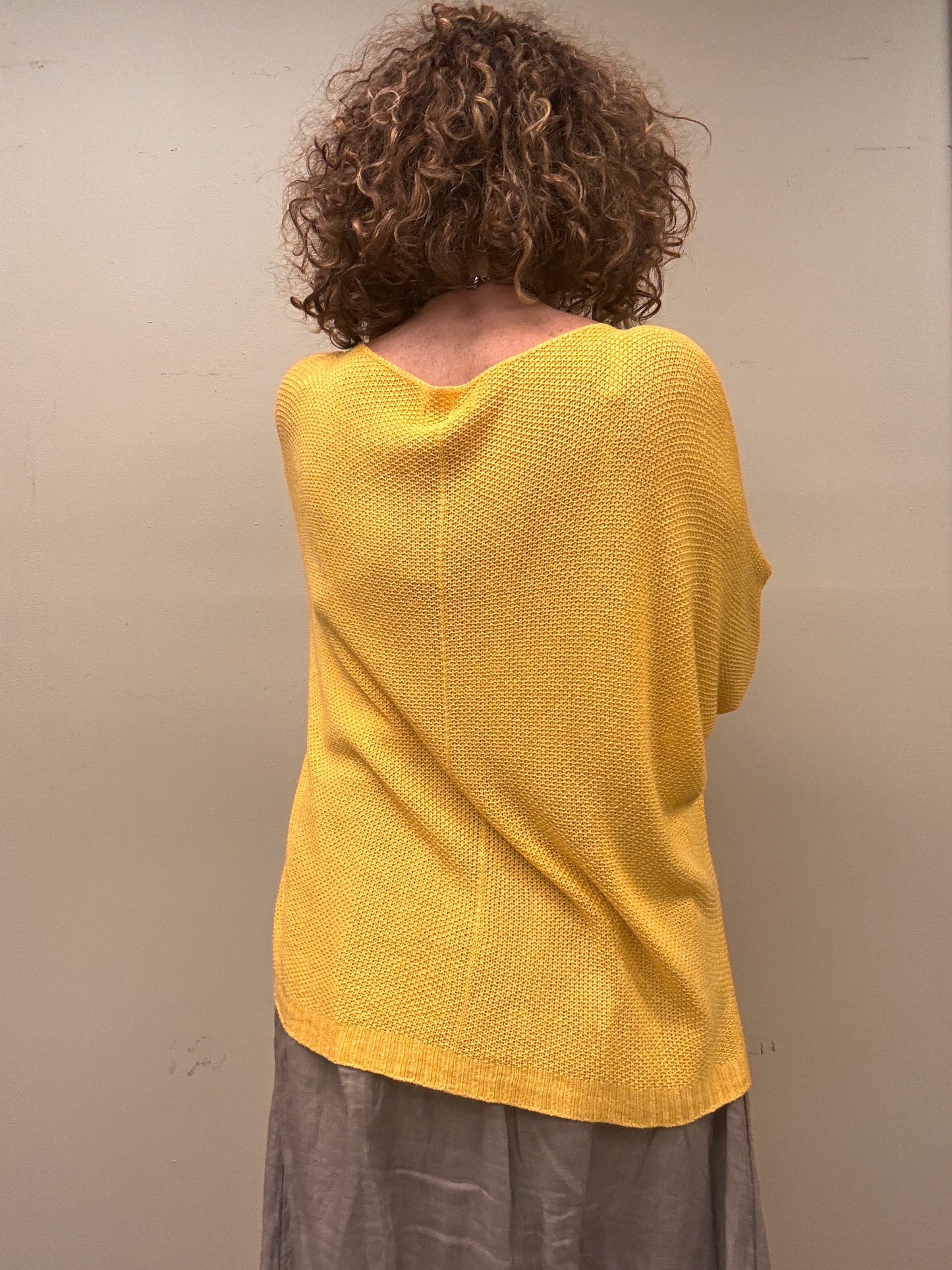 Italian light knitted summer top