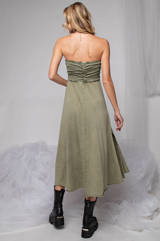 Washed Terry Skirt or tube Dress