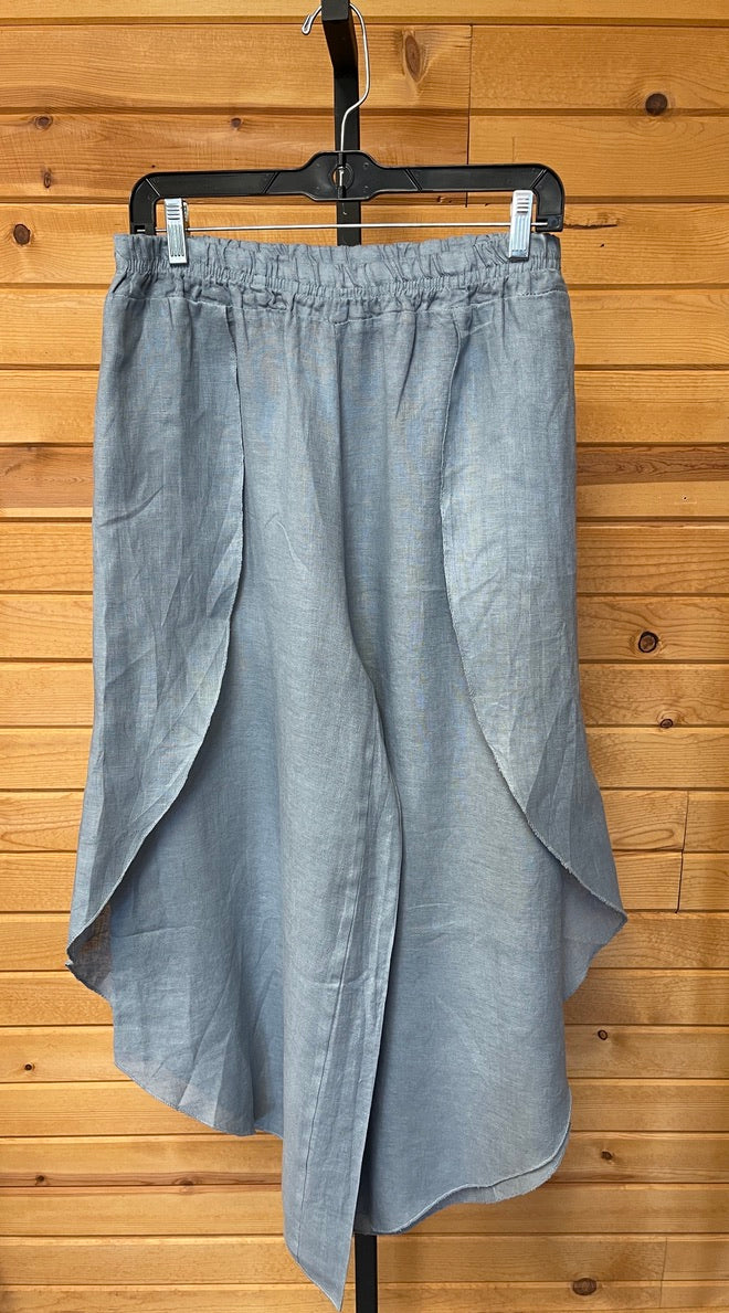 Italian linen wrap pants