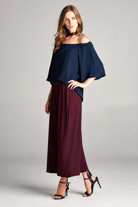 Loose fit, wide legged pants