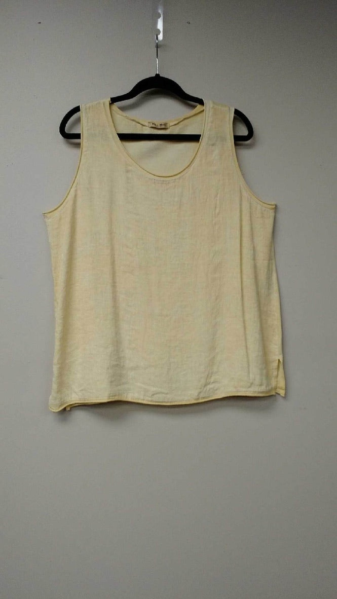 Linen Cotton Blend sleeveless T