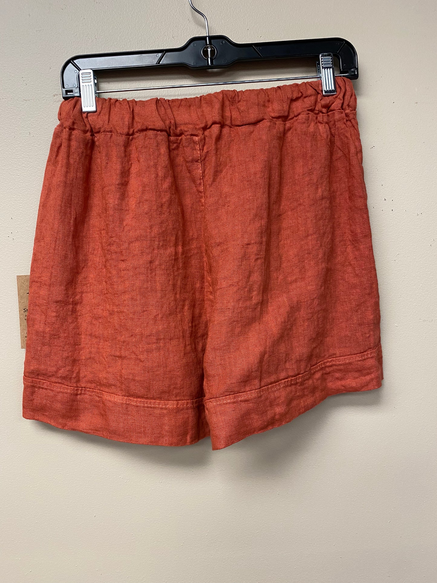 Italian drawstring linen shorts