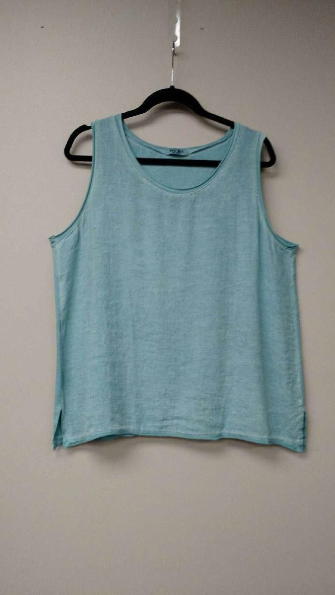 Linen Cotton Blend sleeveless T
