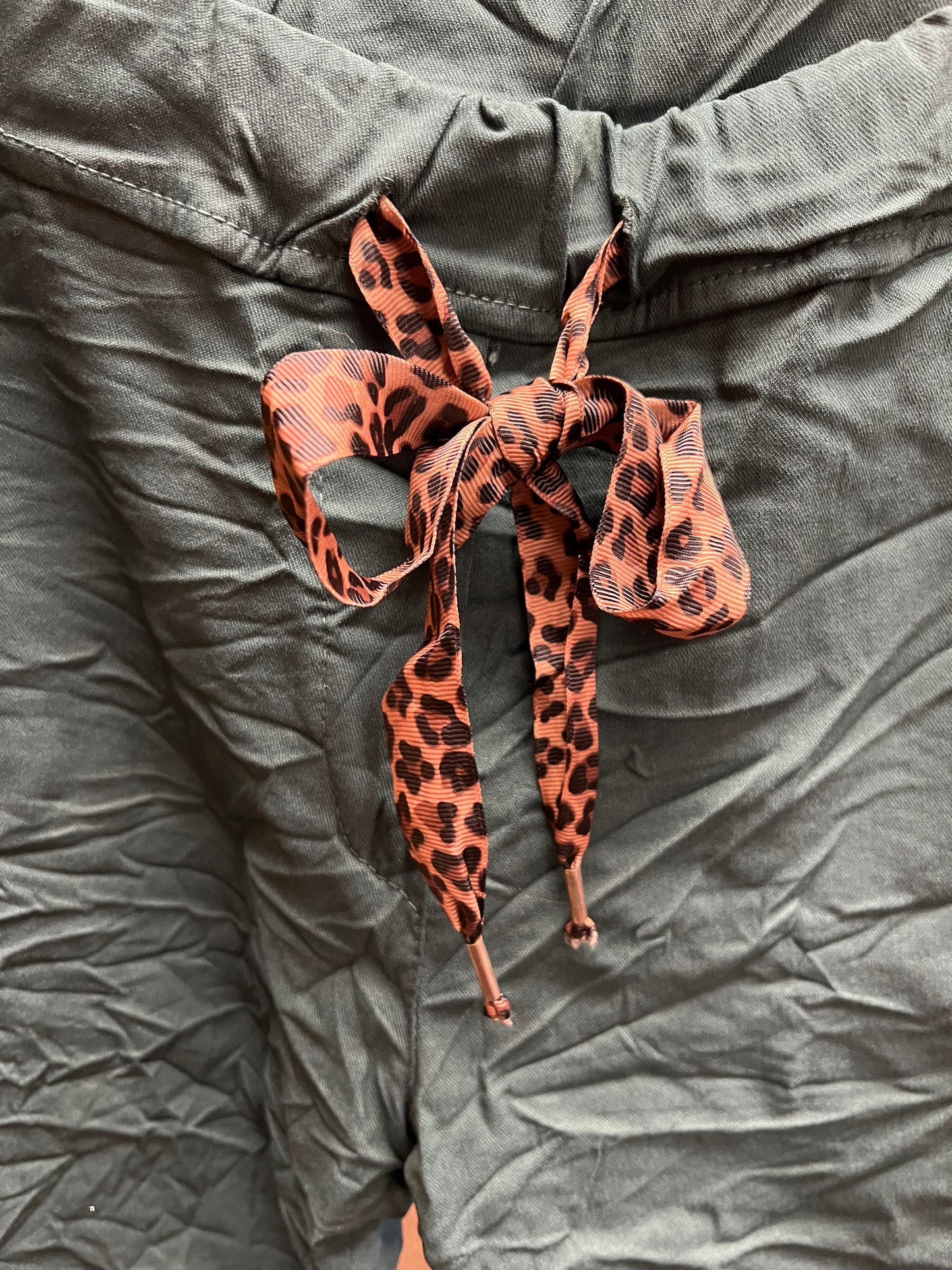Italian crinkle joggers