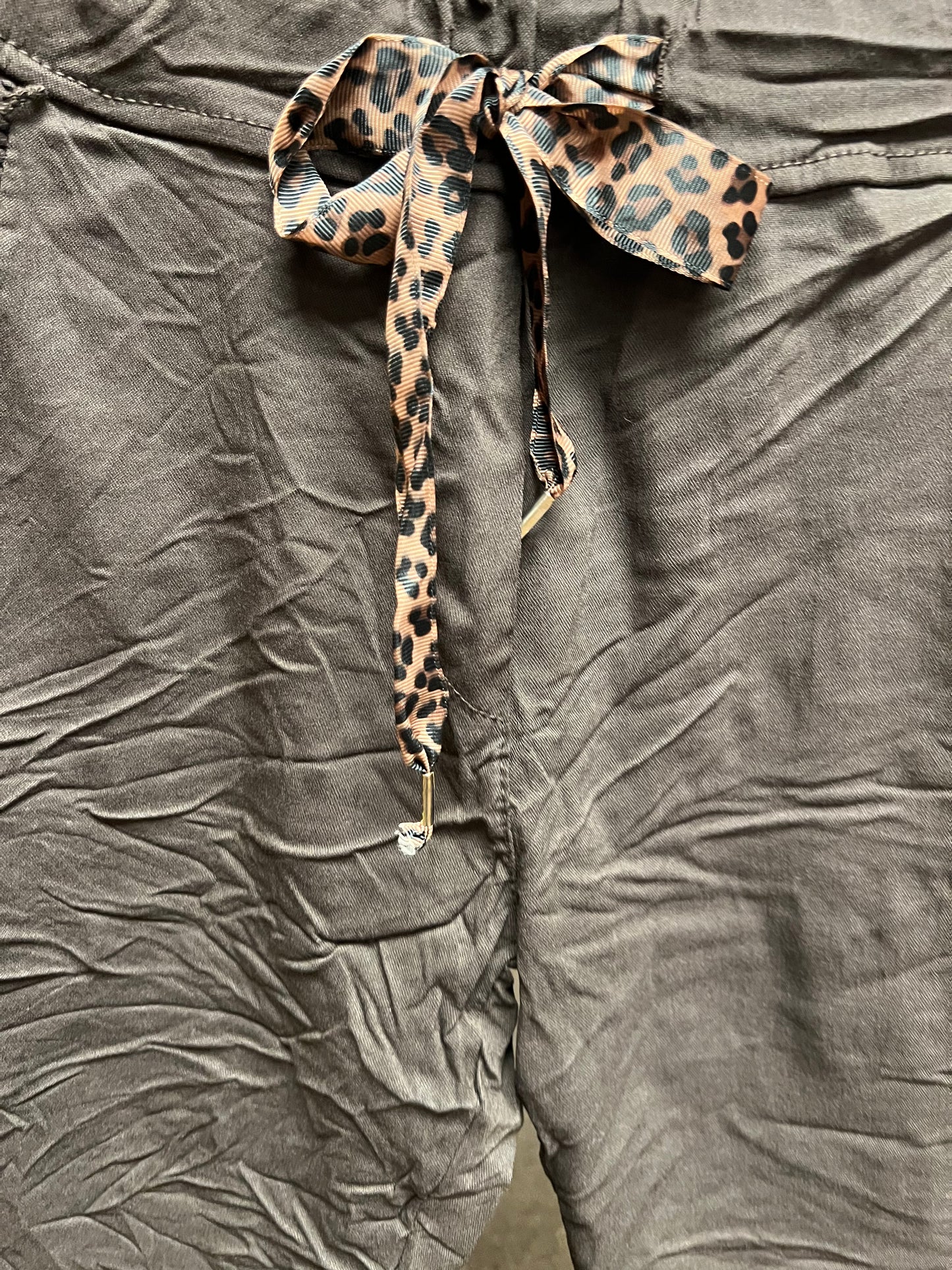 Italian crinkle joggers