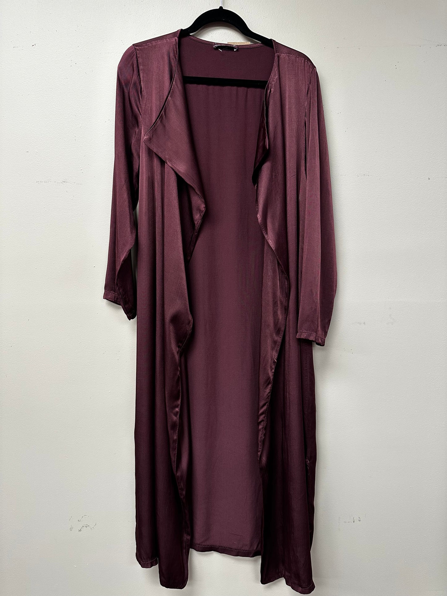 Italian Heavy Silk Set of Pants and Long Duster Coat