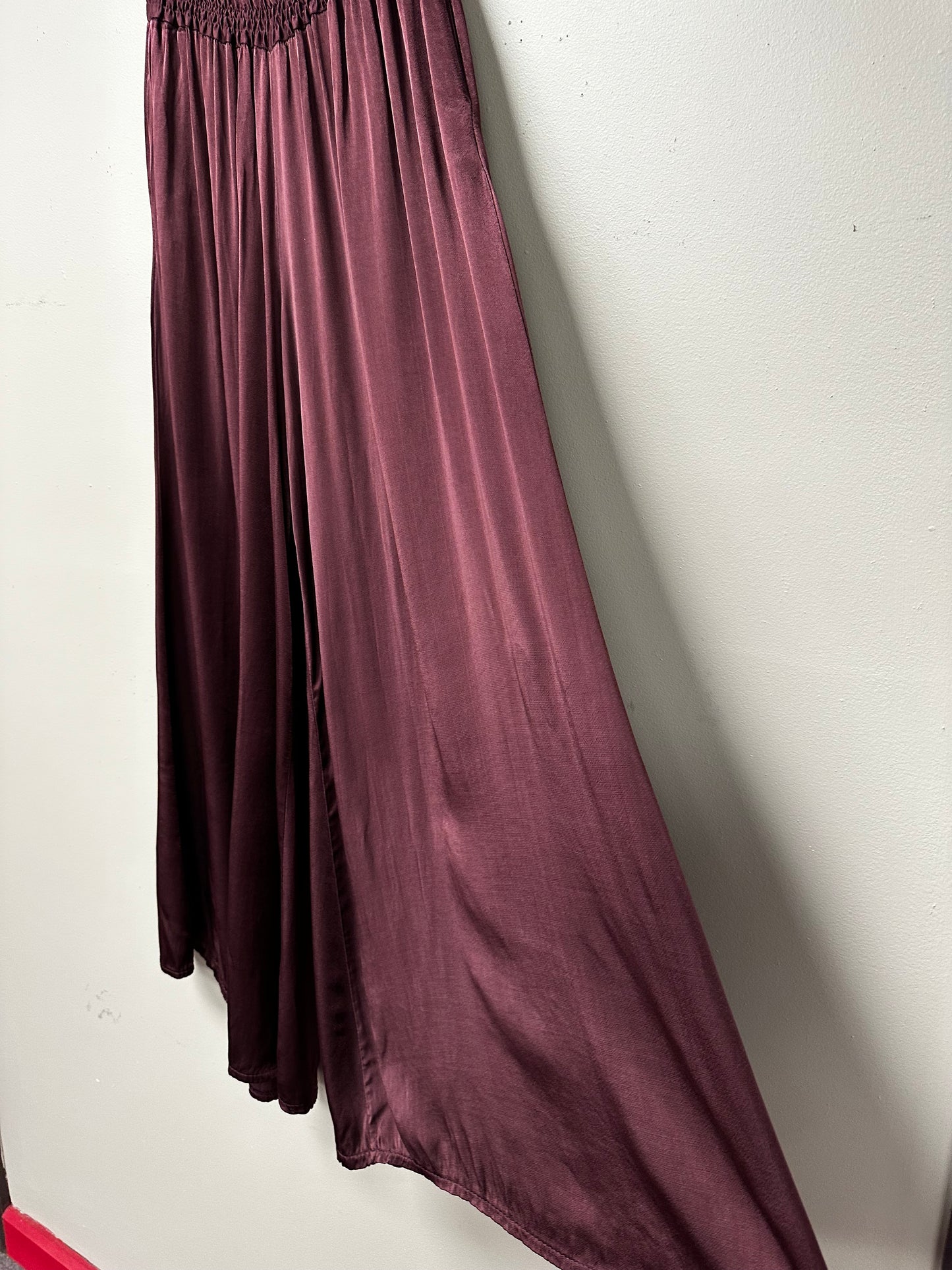 Italian Heavy Silk Set of Pants and Long Duster Coat