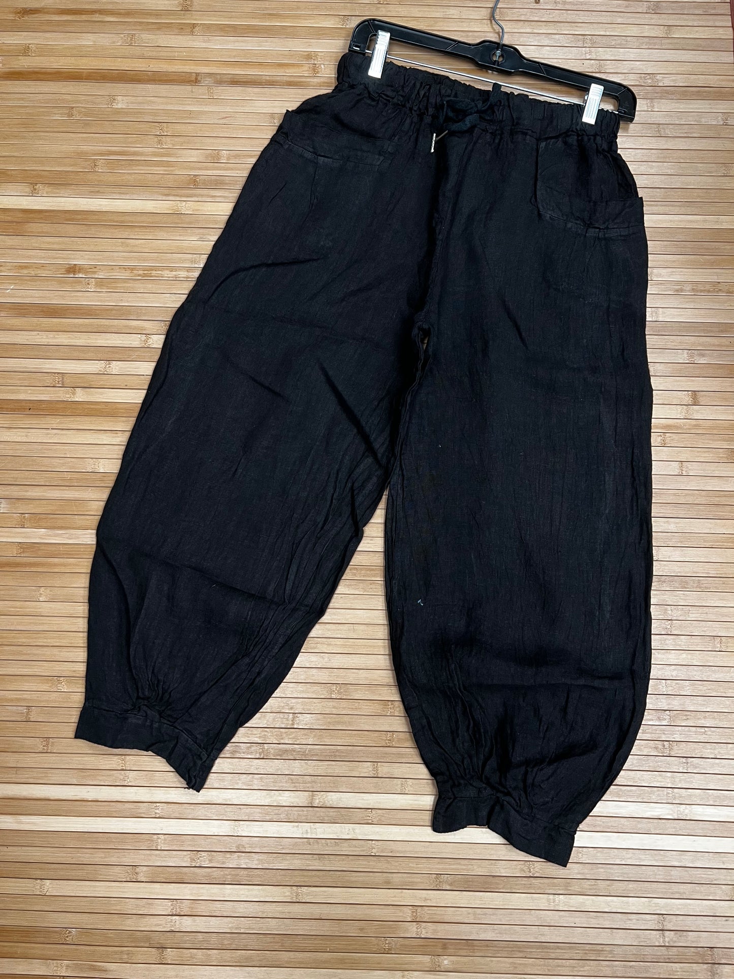 Italian Loose Jogger Style Linen Pants