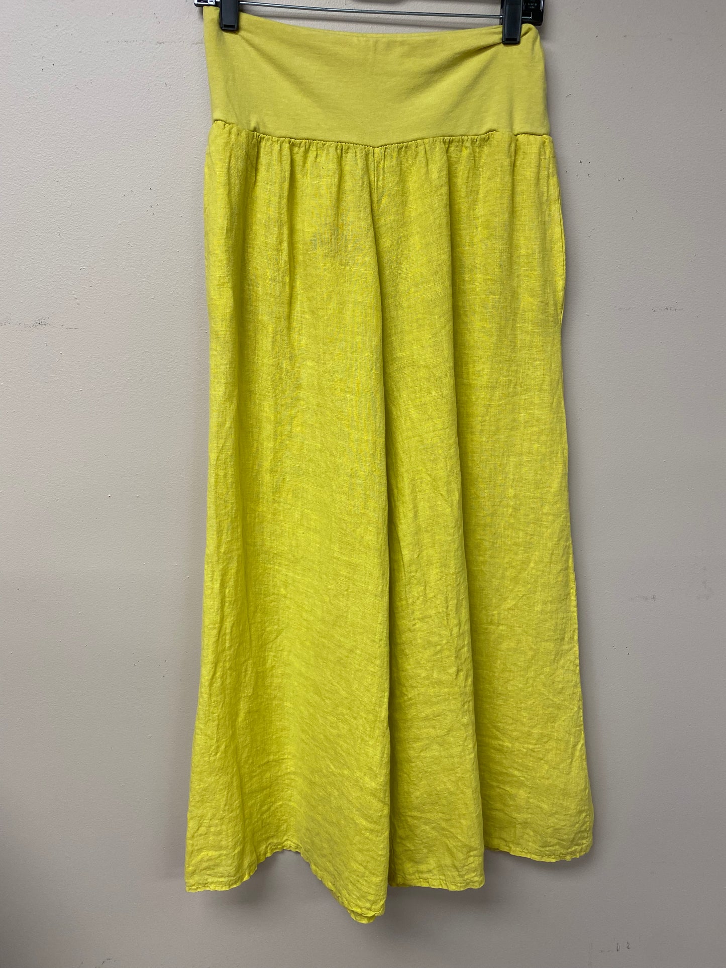 Italian linen simple palazzo