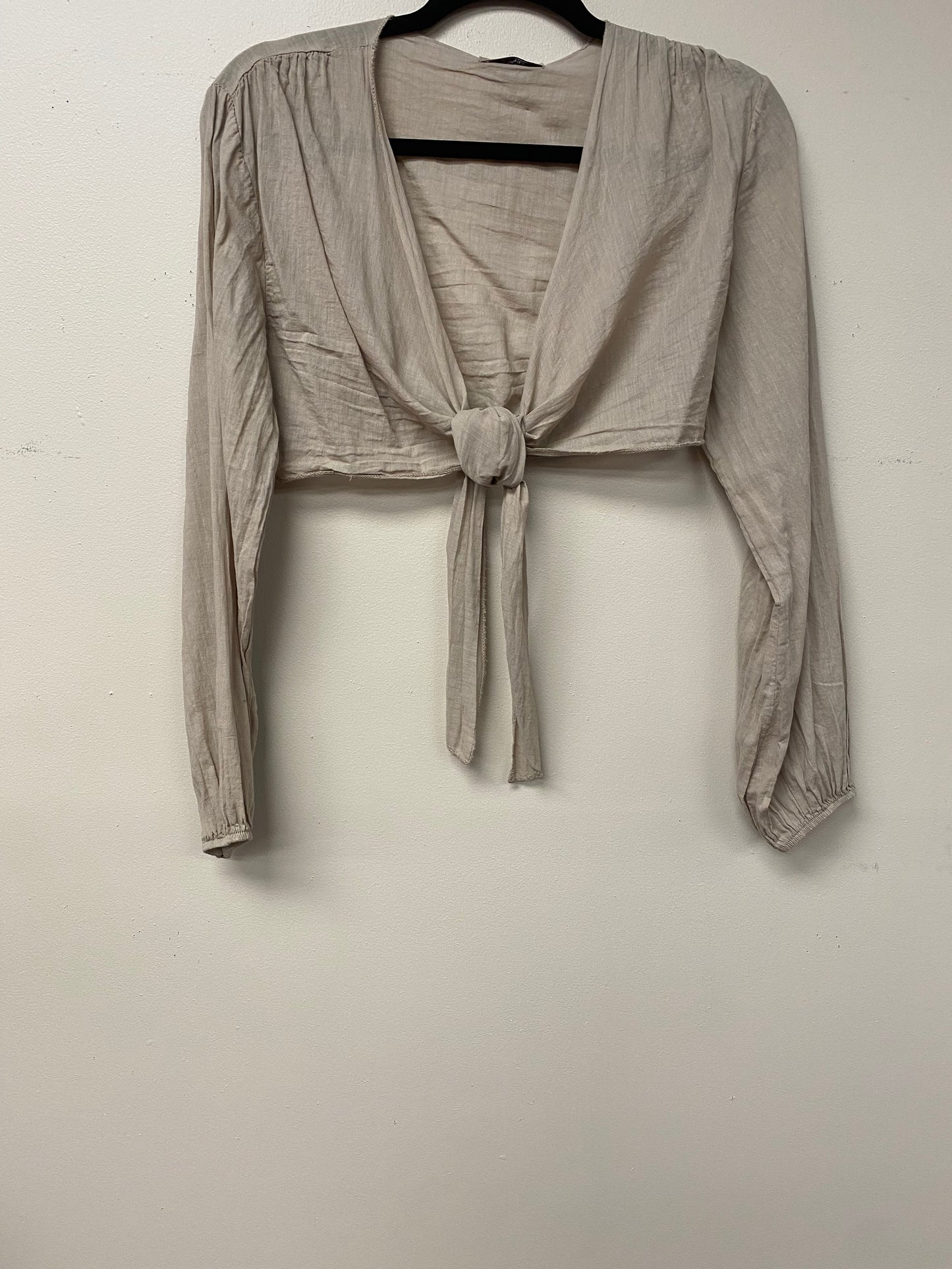Italian cotton shrug.