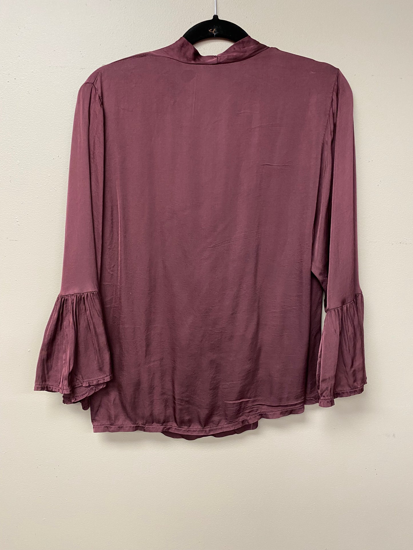 Italian cross front silky top