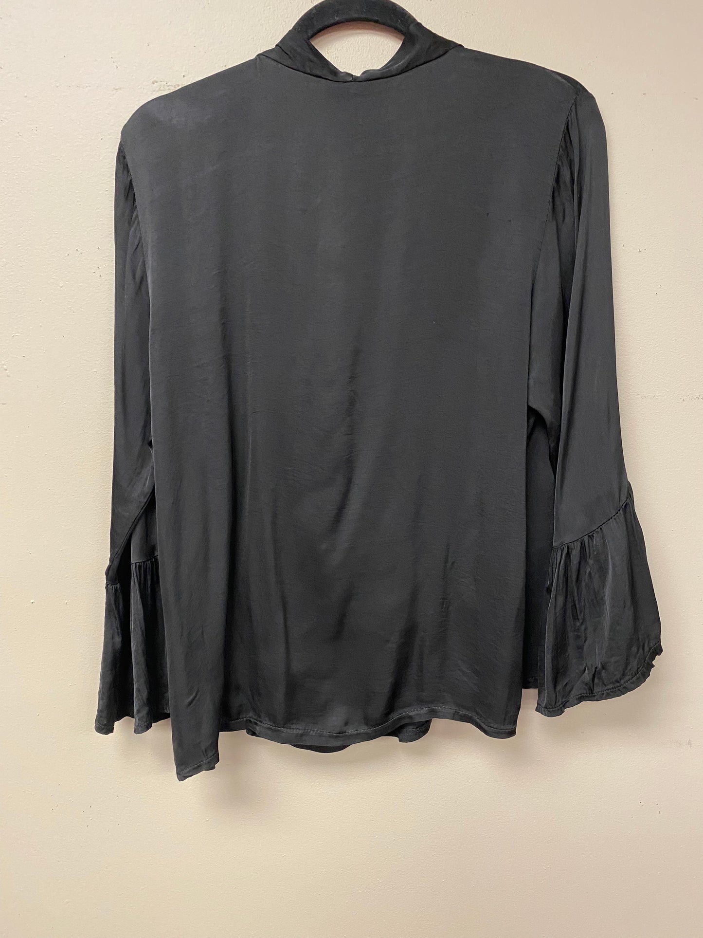 Italian cross front silky top