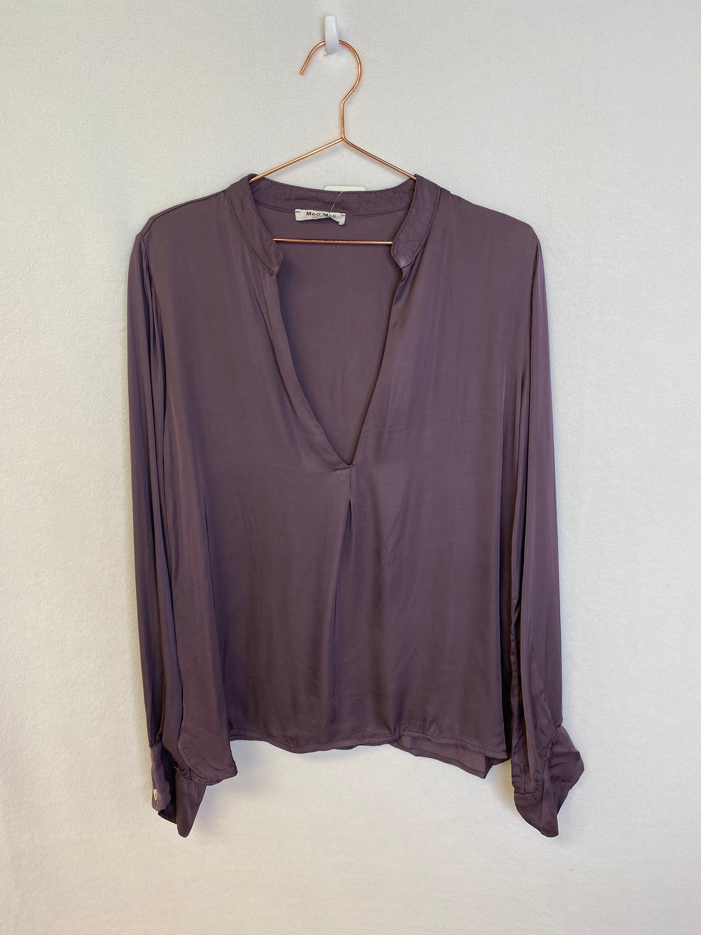 Silky V Neck Italian Top.