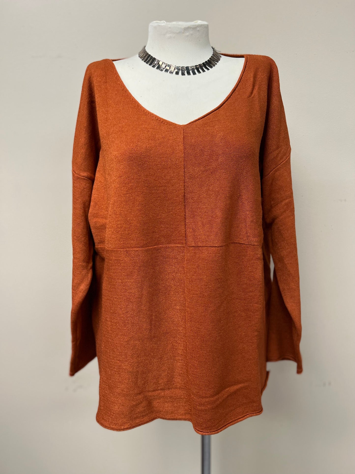 Italian V Neck soft sweater.