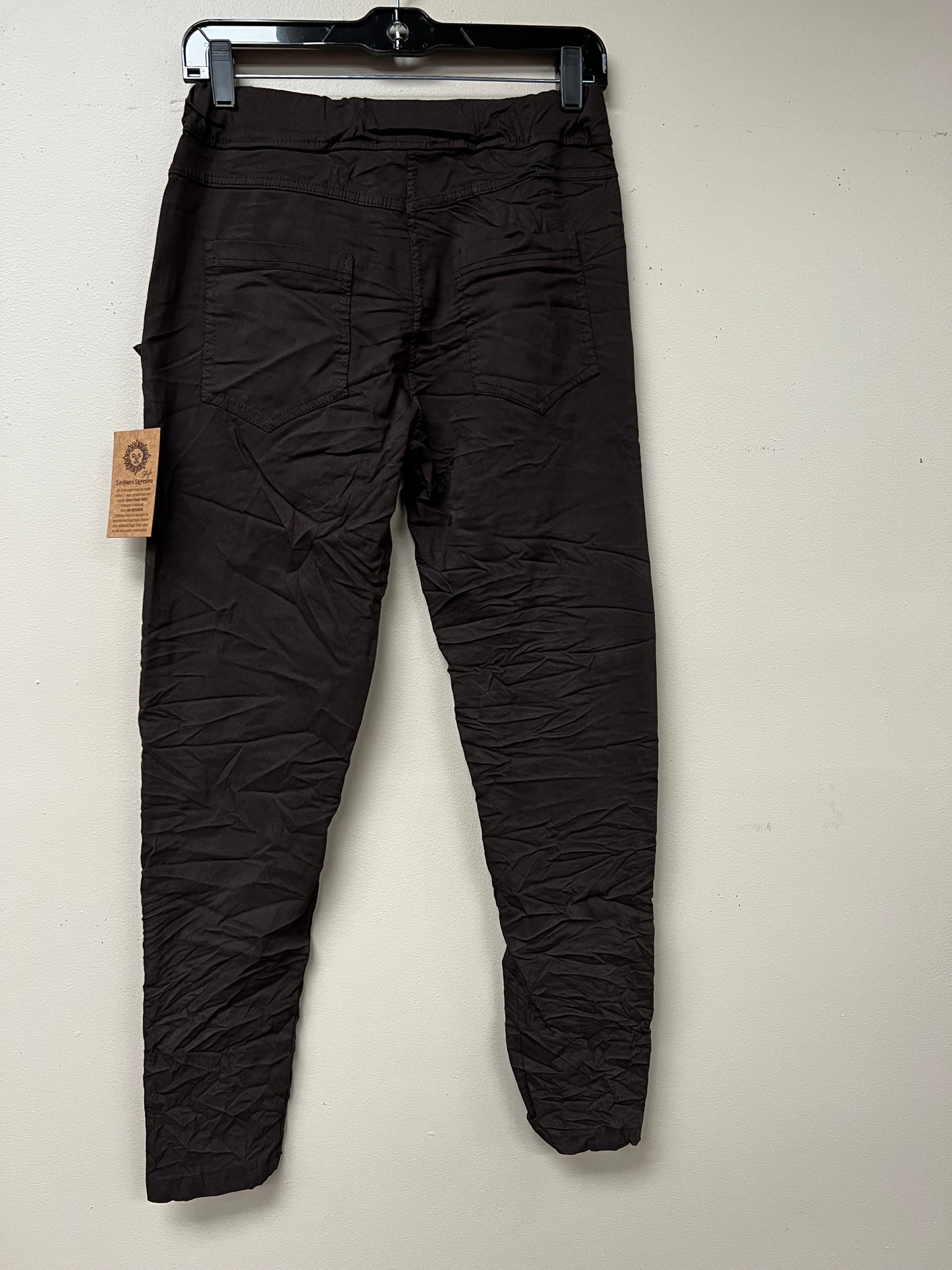 Italian crinkle joggers