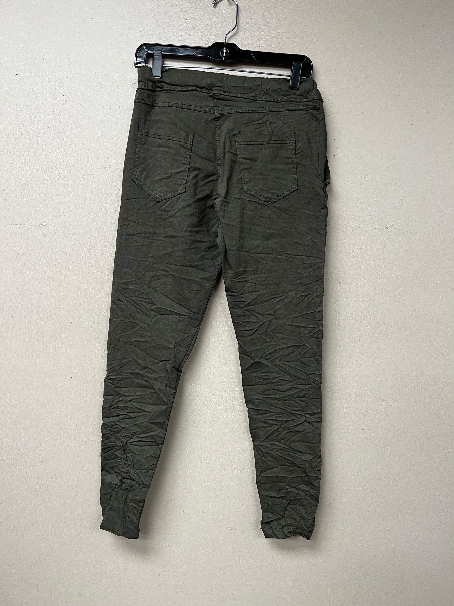 Italian crinkle joggers