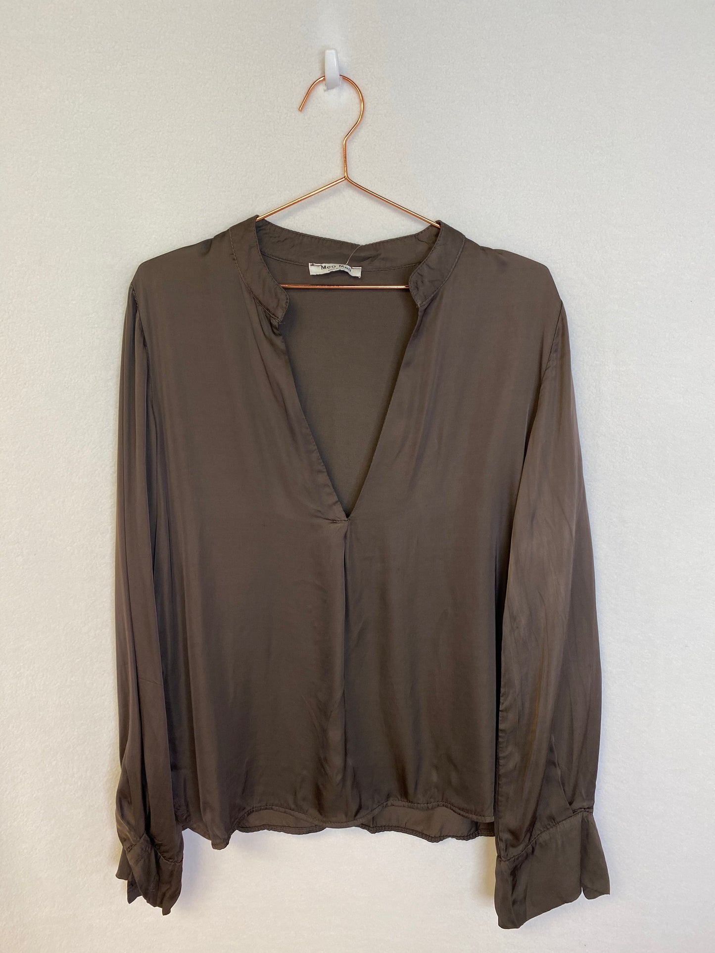 Silky V Neck Italian Top.
