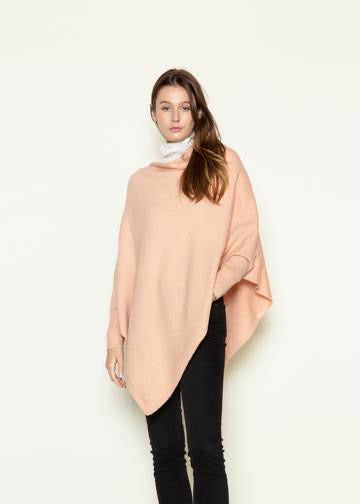 Triangle Poncho with sleeves.