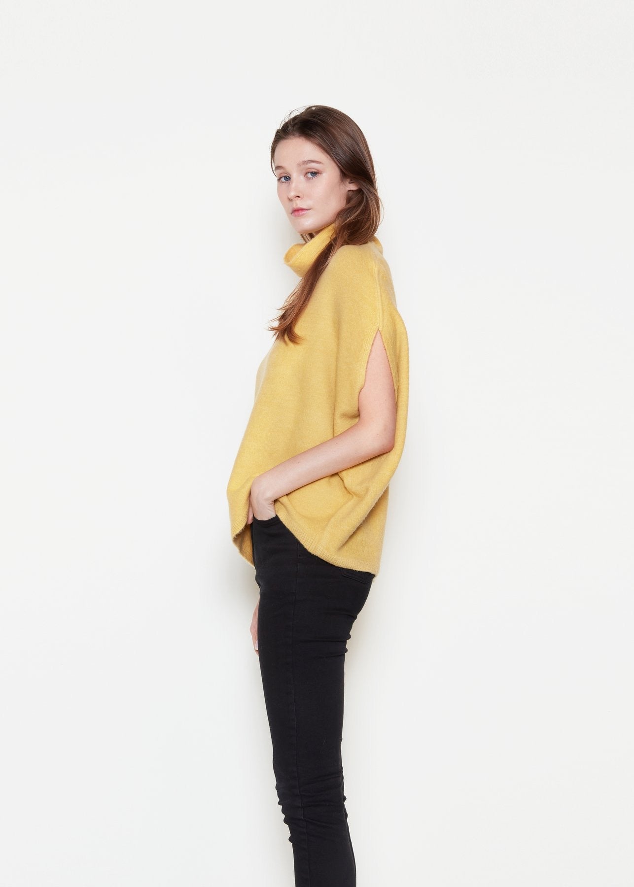 Basic Turtleneck Poncho.