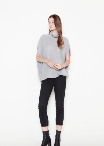 Basic Turtleneck Poncho.